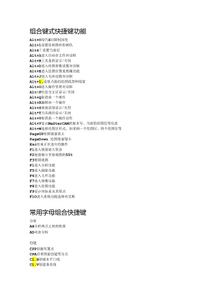 MASTERCAM常用快捷键.docx