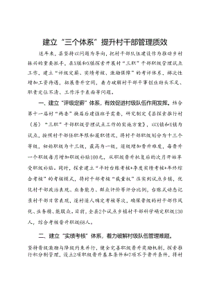 经验做法：建立“三个体系”提升村干部管理质效.docx