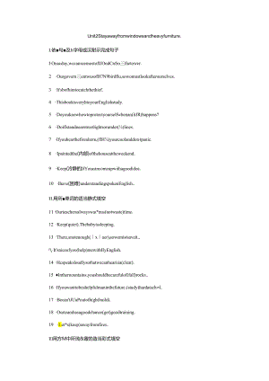 Unit 2 Stay away from windows and heavy furniture..docx