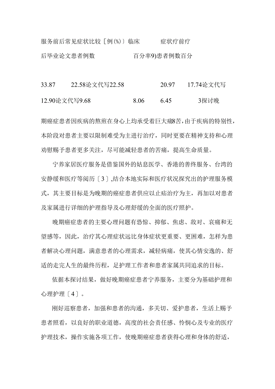 62例晚期癌症患者宁养服务探析.docx_第3页