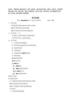 Bijzccv计算机维护实习报告.docx