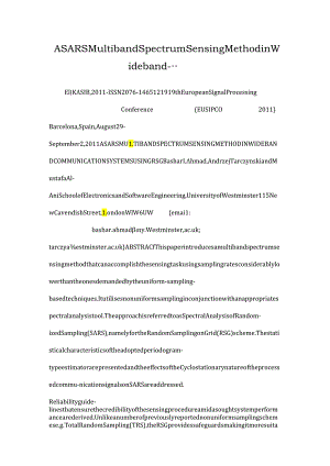A SARS Multiband Spectrum Sensing Method in Wideband….docx