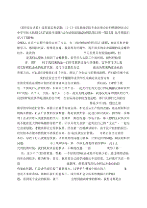 erp综合实验个人总结.docx
