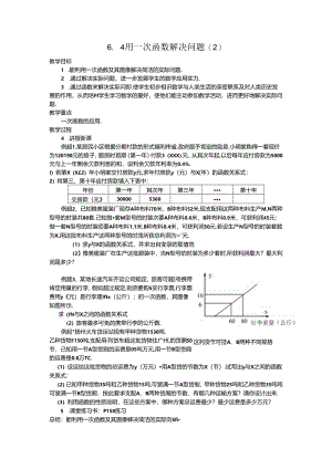 6.4用一次函数解决问题.docx