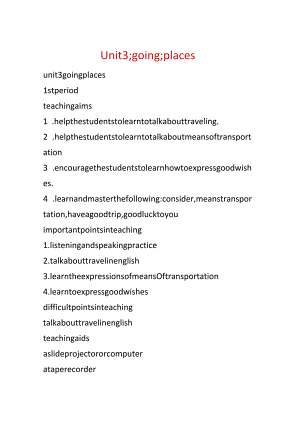 Unit3;going;places.docx