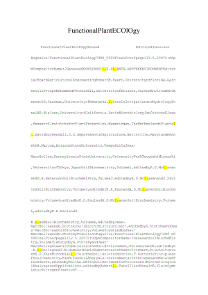 Functional Plant Ecology_0.docx