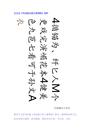 王文治行书《题跋王居士砖塔铭》赏析.docx
