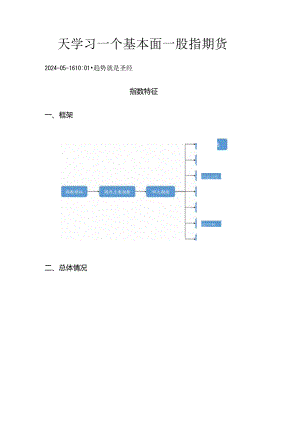 期货一天学习一个基本面——股指期货.docx