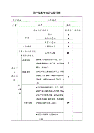 （松弛治疗）医疗技术考核评估授权表.docx