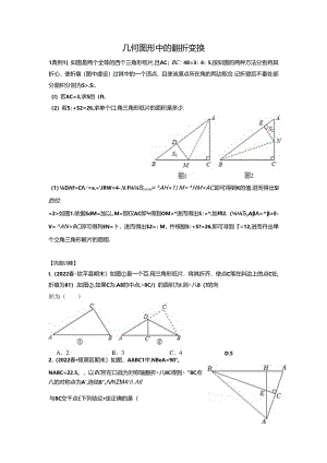 几何图形中的翻折变换（原卷版）21.docx
