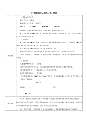 《小数的初步认识练习课》教案.docx