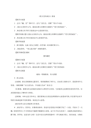 《夏天里的成长》教案.docx