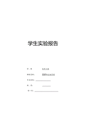 ERP供应链管理.docx