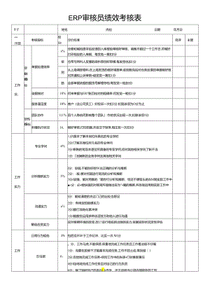 ERP记账员绩效考核表F.docx