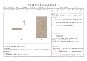 职业教育半身裙全员化大赛赛项试题（二）.docx