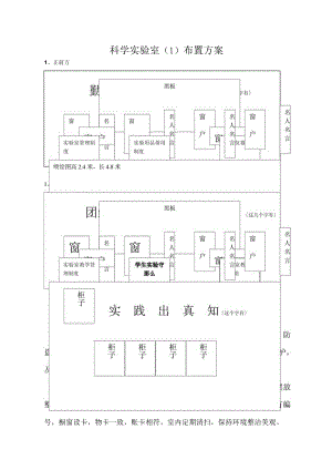 科学实验室教室布置方案报告.docx