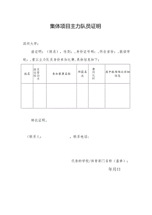 集体项目主力队员证明.docx