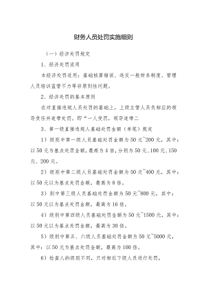 财务人员处罚实施细则.docx