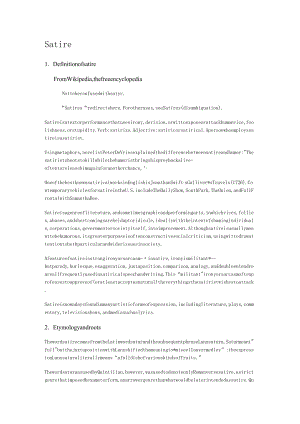 讽刺艺术外文翻译.docx