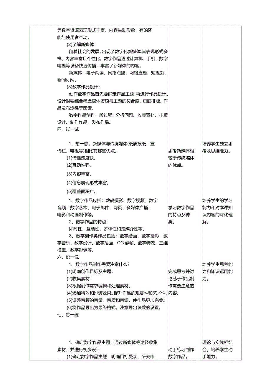 【信息科技】三年级下册第二单元第6课《数字作品面面观》教案.docx_第2页