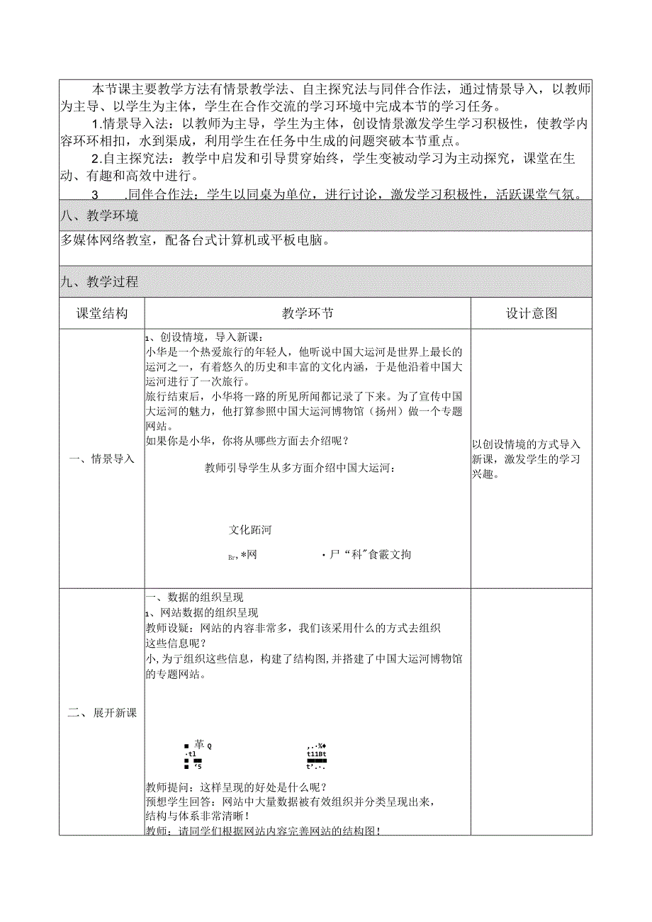 第三单元二项目探索探索2互联网应用中数据的组织教学设计苏科版初中信息技术七年级上册.docx_第2页
