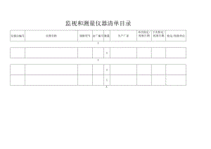 监视和测量仪器清单目录表.docx