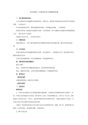 第三单元探索1互联网应用中数据的构成教学设计苏科版初中信息技术七年级上册.docx