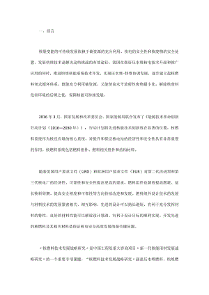 中国新一代核能核燃料总体发展战略研究.docx