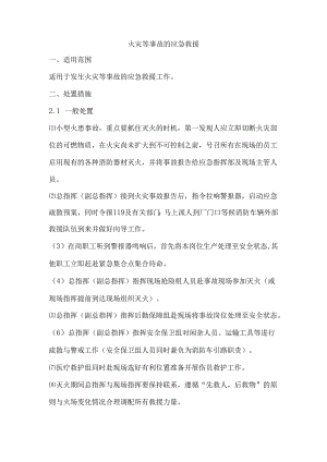 火灾等事故的应急救援.docx