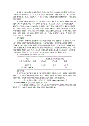 半终粉磨系统双立磨配单球磨的改造尝试.docx