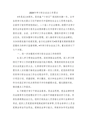 2024年审计综合法治工作要点.docx