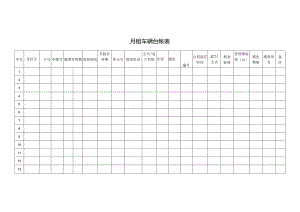 月租车辆台帐表.docx