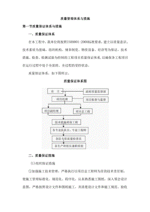 质量管理体系与措施 .docx