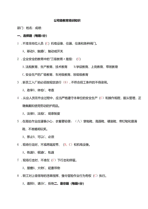 公司级安全考试题.docx