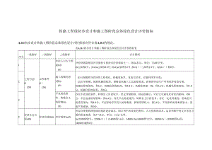 铁路工程绿初步设计和施工图阶段总体绿色设计评价指标.docx