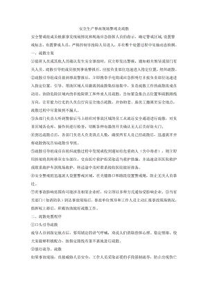 安全生产事故现场警戒及疏散.docx
