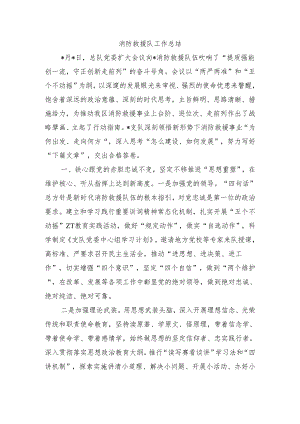 消防救援队工作总结.docx