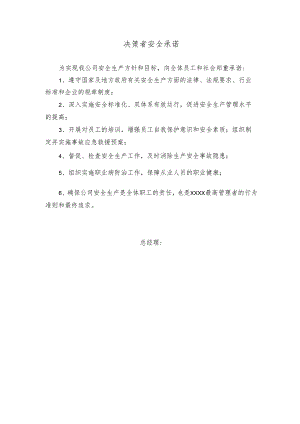 决策者安全承诺.docx
