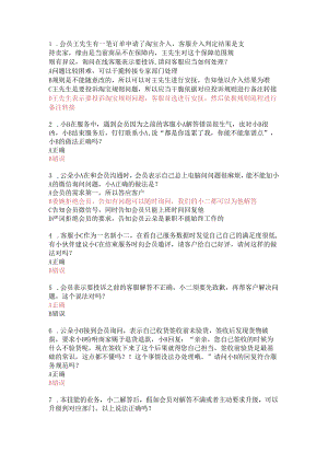 云客服2024最新题库-会员张女士咨询.docx