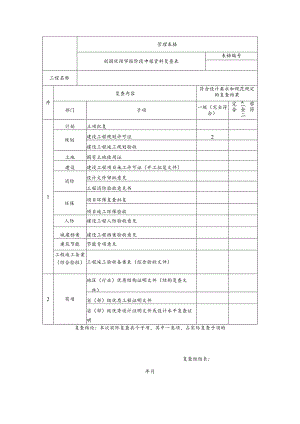 创国优预审报阶段申报资料复查表.docx
