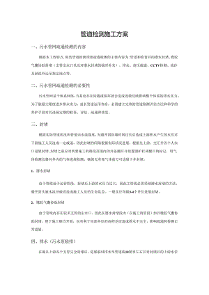 管道检测施工方案.docx