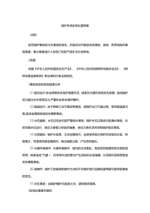 锅炉专项应急处置预案.docx