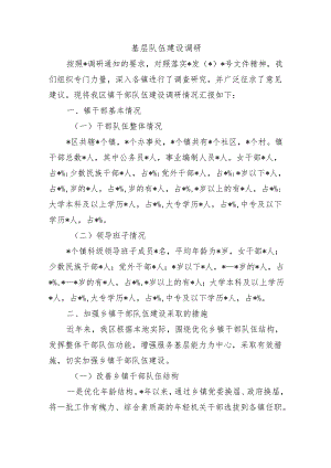 基层队伍建设调研.docx