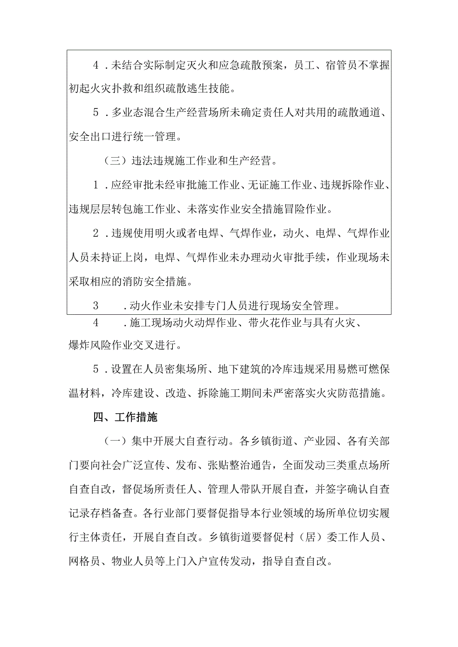 2024年消防安全集中除患攻坚大整治行动方案.docx_第3页