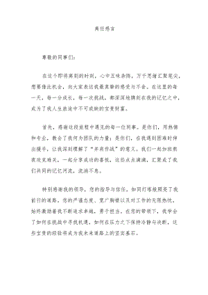 离任感言.docx