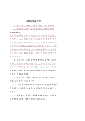 申报与审核流程.docx