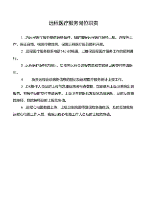 远程医疗服务岗位职责.docx