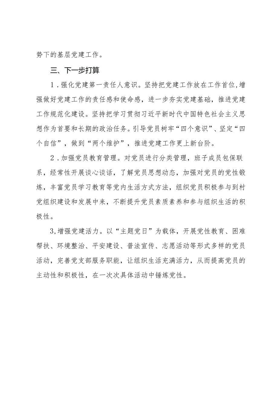 村党支部书记2023年度基层党建工作述职报告.docx_第3页