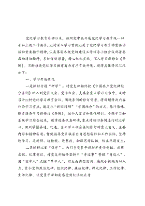 支部2024年党纪学习教育工作报告总结可修改资料.docx
