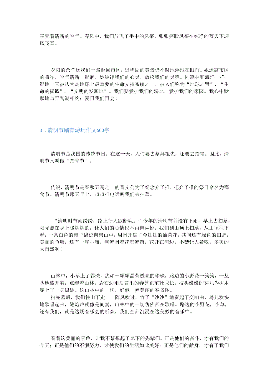 新清明节踏青游玩作文600字(5篇).docx_第3页